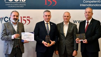 CCIB a premiat cele mai performante companii din sectoarele 2 și 5 ale Capitalei, în cadrul Topului Firmelor din București