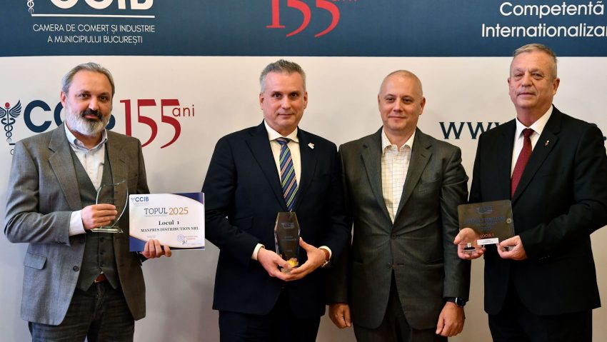 CCIB a premiat cele mai performante companii din sectoarele 2 și 5 ale Capitalei, în cadrul Topului Firmelor din București