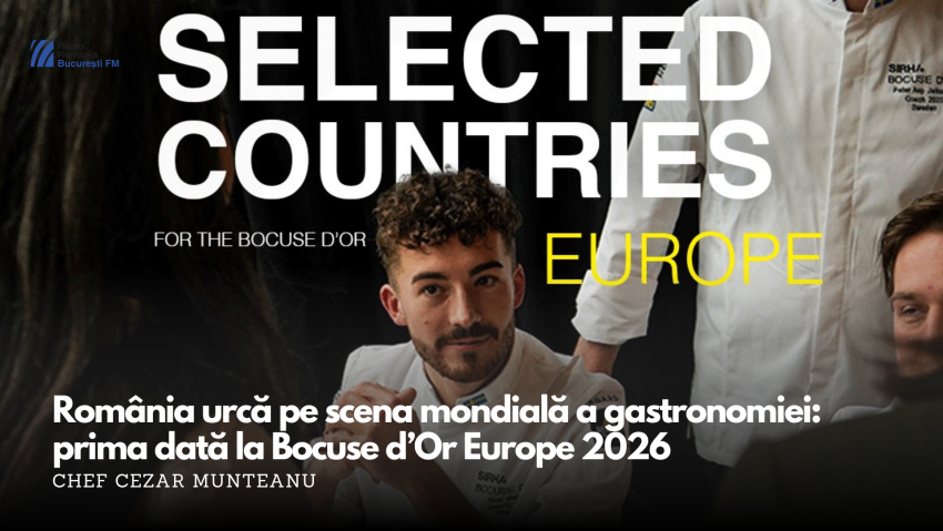 România urcă pe scena mondială a gastronomiei: echipa națională, selectată pentru prima dată la Bocuse d’Or Europe 2026 | VIDEO