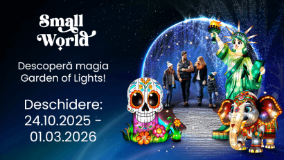 „Garden of Lights” revine la Grădina Botanică din București cu expoziția „Small World”