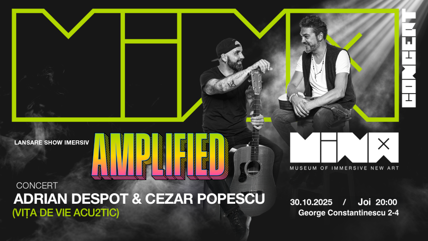 Rolling Stone Presents: AMPLIFIED – The Immersive Rock Experience – În premieră la MINA, din 1 noiembrie