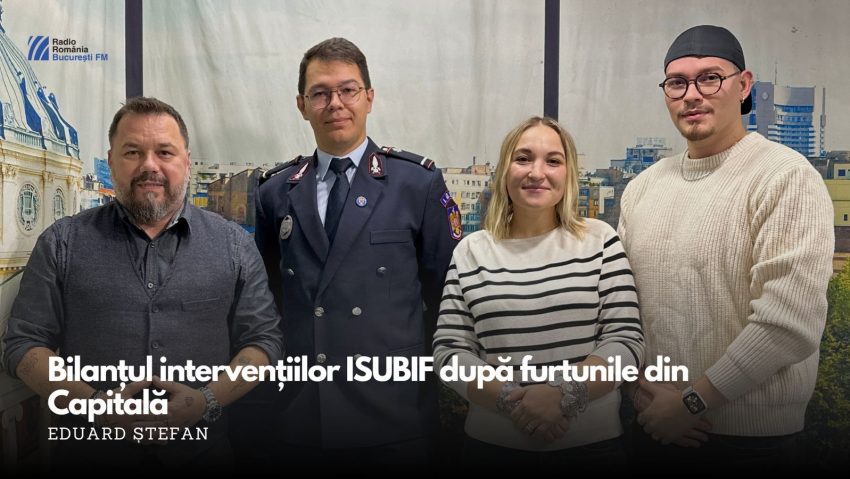 VIDEO| Bilanțul intervențiilor ISUBIF după furtunile din Capitală. Sublocotenentul Eduard Ștefan: „Echipajele noastre sunt pregătite 24 din 24, indiferent de vreme”