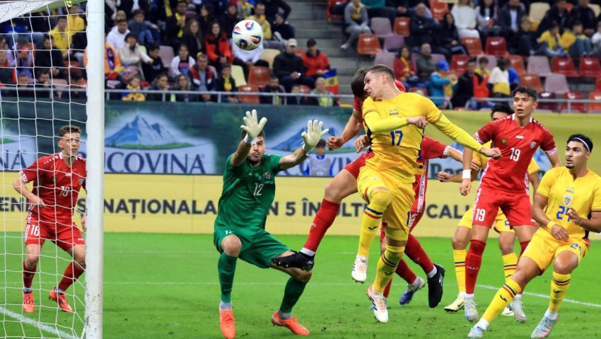 Amicalul „fraților” despărțiți de Prut, încheiat cu triumful echipei naționale de fotbal a României: Louis Munteanu înscrie în premieră pentru reprezentativa de seniori și „acoperă” gafa comisă de Ionuț Radu