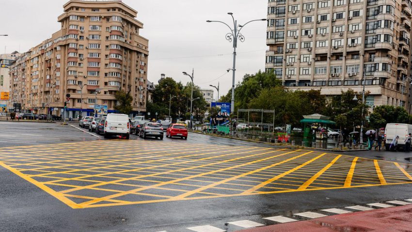 Noi marcaje, în intersecții! Nerespectarea lor, sancționată cu amenzi!