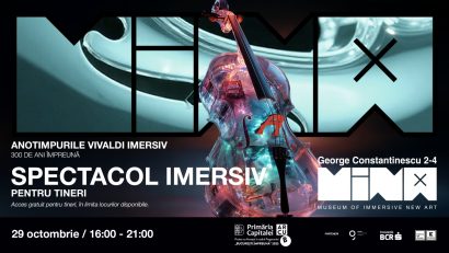 „Anotimpurile Vivaldi Imersiv – 300 de ani Împreună” – o experiență imersivă se lansează la MINA în parteneriat cu ARCUB