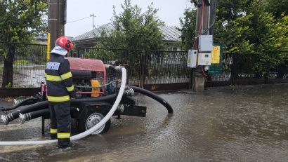 DSU: 20 de judeţe şi Capitala – afectate de fenomenele hidrometeorologice
