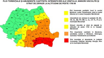 DSU- Măsuri dispuse preventiv în contextul avertizărilor emise de ANM
