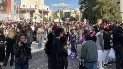 Manifestație contra violenței împotriva femeilor