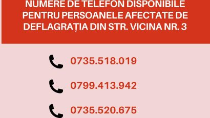 Explozie în Capitală-Primăria Sectorului 5 pune la dispoziţia persoanelor afectate numere de telefon pentru asistenţă
