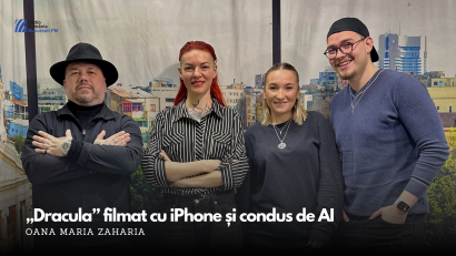 „Dracula” filmat cu iPhone și condus de AI: Oana Maria Zaharia povestește din culise
