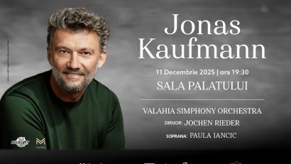 Tenorul Jonas Kaufmann, concertează pentru prima dată în România