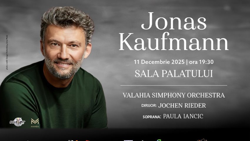 Tenorul Jonas Kaufmann, concertează pentru prima dată în România