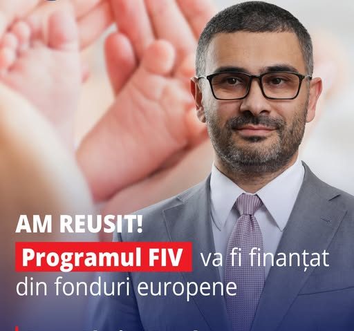 Programul naţional de fertilizare in vitro (FIV) va putea fi, în sfârşit, finanţat din fonduri europene