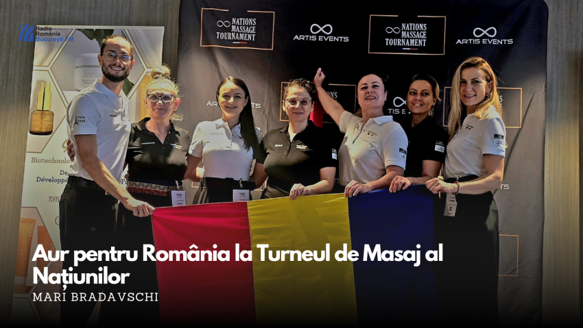 Aur pentru România la Turneul de Masaj al Națiunilor
