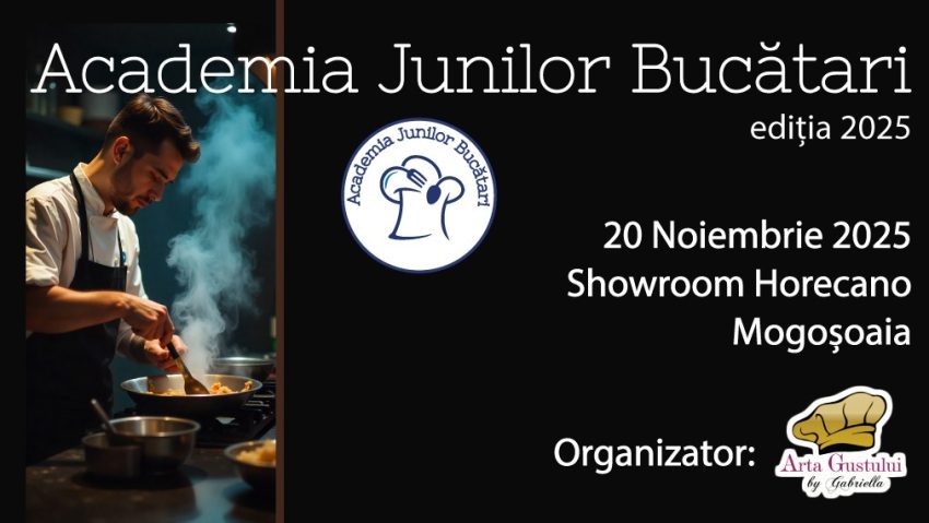 Peste 100 de elevi se reunesc la o nouă ediție a Academiei Junilor Bucătari