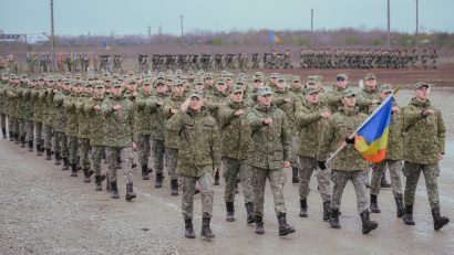 Repetiţii pentru Parada Militară Naţională, la Bucureşti