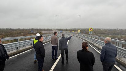 Se redeschide circulaţia rutieră pe Pasajul Brăneşti, amplasat peste linia de cale ferată Bucureşti-Constanţa