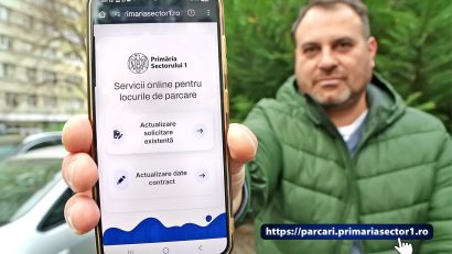 Primăria Sectorului 1 a lansat platforma digitală pentru gestionarea locurilor de parcare de reşedinţă