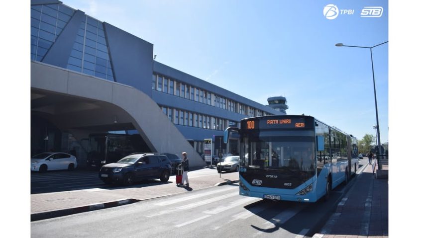 TPBI: liniile 100 şi 442 – reorganizate în zona Aeroportului “Henri Coandă”