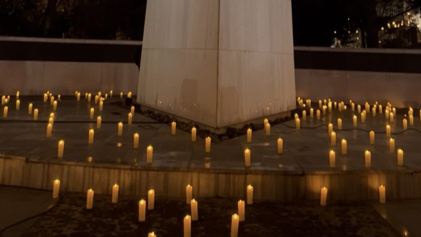 „Grădina Amintirilor” – Piața Revoluției, luminată în memoria eroilor
