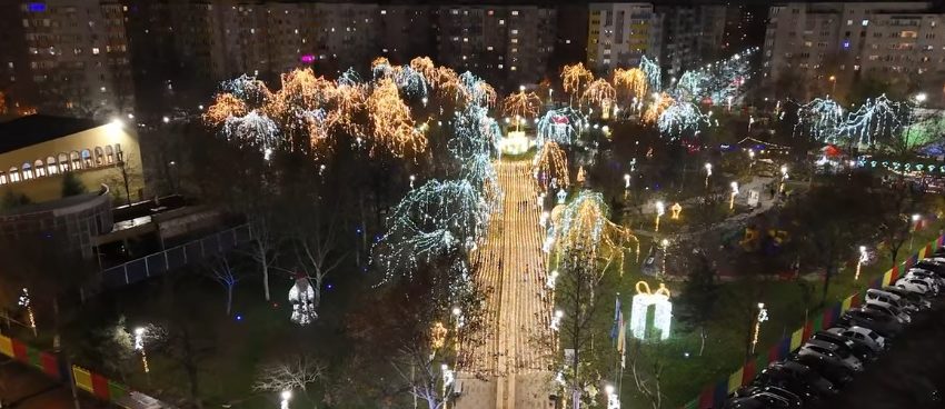 Se aprinde iluminatul festiv de Crăciun și în Sectorul 5!