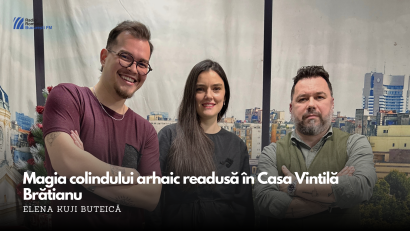 Magia colindului arhaic readusă în Casa Vintilă Brătianu, Elena Kuji Buteică la BucureștiFM | VIDEO