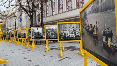 „Amzei 13: Umbre și Lumini ale Revoluției din 1989” – expoziție foto în aer liber, în Piața Amzei