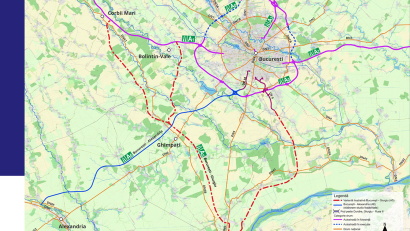 Startul pentru studiul de fezabilitate pentru drumul de mare viteză Bucureşti-Giurgiu, anunțat pentru ianuarie 2026