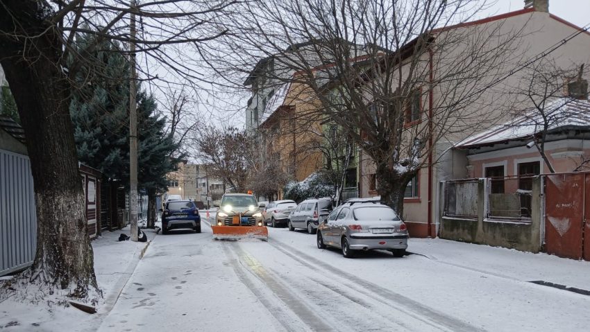 Trafic in conditii de iarna