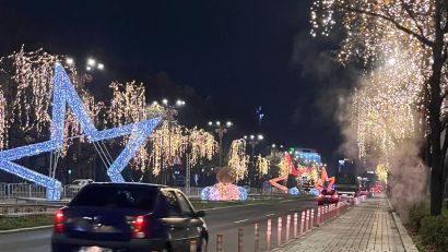 Iluminatul festiv din București rămâne aprins până pe 12 ianuarie