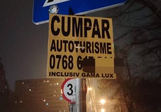 Sector 6: Nu mai puneți plăcuțe cu mesaje comerciale, pe indicatoarele rutiere!