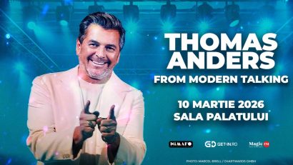 Thomas Anders aduce magia anilor ’80 la Sala Palatului