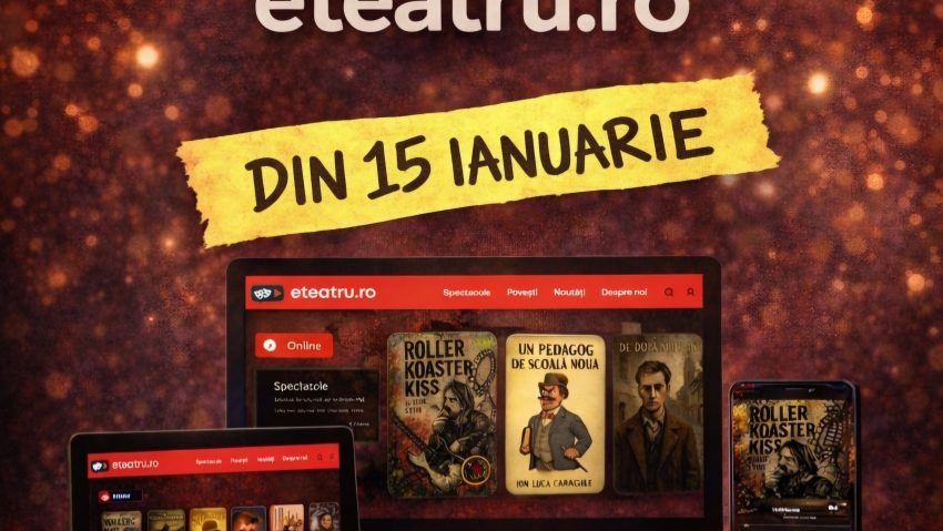 Teatrul Național Radiofonic Radio România lansează noul eteatru.ro, de Ziua Culturii Naționale!