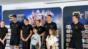 Copiii au înotat cu Popovici și vedetele mondiale la „Sprint with the stars”
