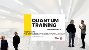 Workshop gratuit de actorie, susținut de Răzvan Oprea, la TNB