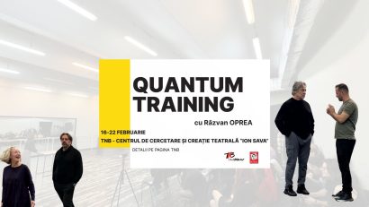 Workshop gratuit de actorie, susținut de Răzvan Oprea, la TNB