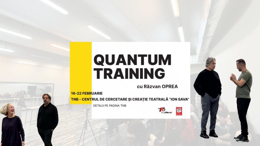 Workshop gratuit de actorie, susținut de Răzvan Oprea, la TNB