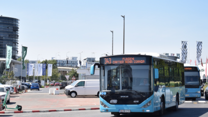 Stație nouă pe traseul liniei 343, pe strada Câmpul Pipera