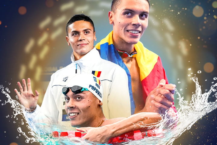 David Popovici, desemnat cel mai bun înotător european al anului 2025