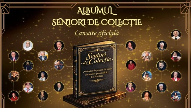 Se lansează albumul “25 de Seniori de colecție ai Românie”, un proiect editorial dedicat memoriei vii