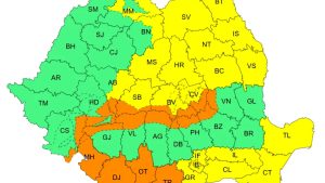 Alertă METEO: cod portocaliu și galben de ninsoare, vreme rece și ger > va ninge abundent în cea mai mare parte a țării 