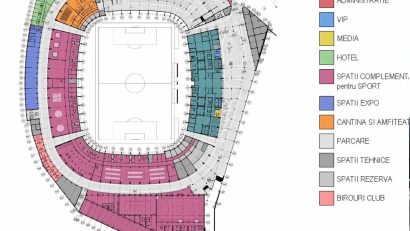 Ritm susținut, pentru lucrările de demolare a vechiului stadion Dinamo