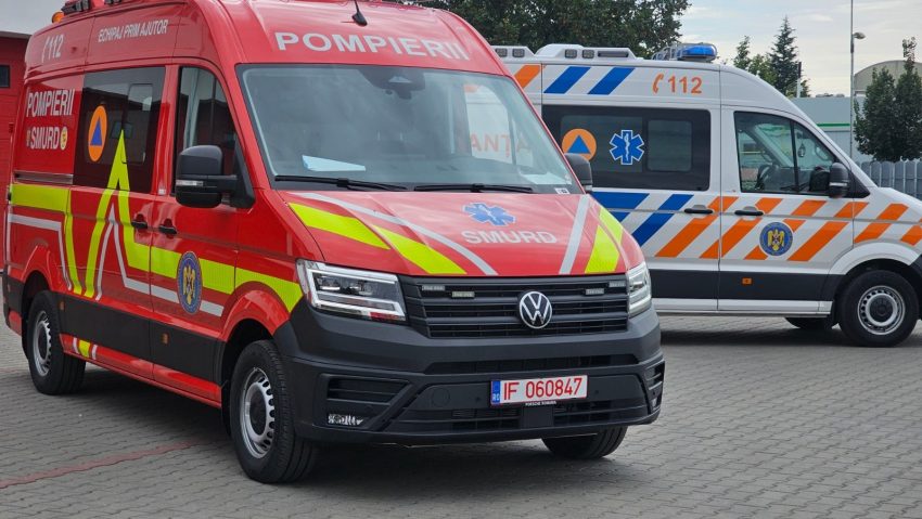 1.200 de ambulanţe noi vor intra în dotarea DSU până pe 31 august