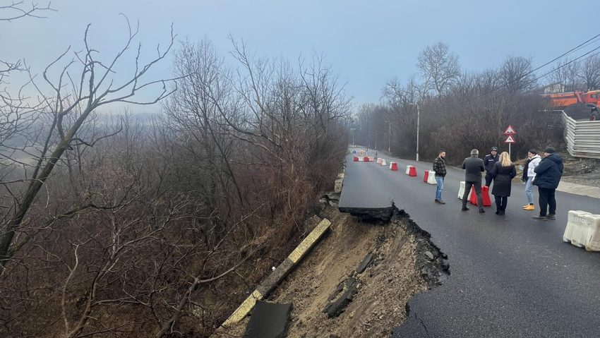 O bandă a DJ 101R s-a prăbuşit la Câmpina