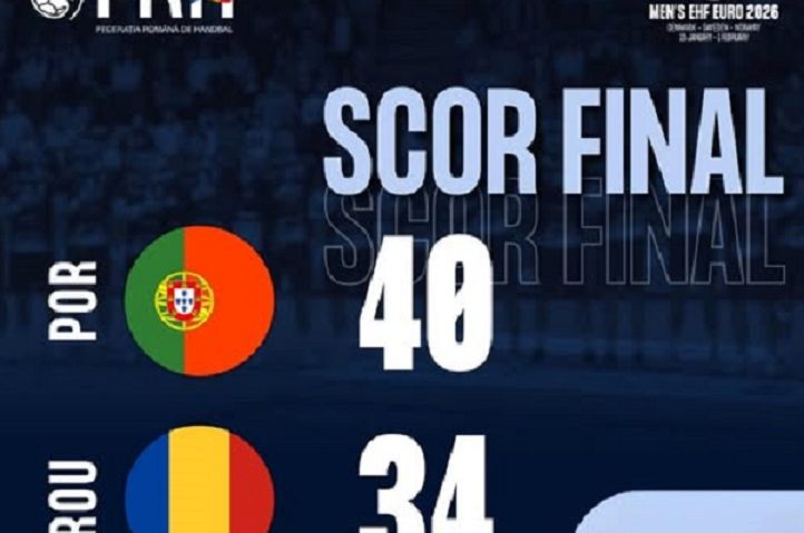 Infrangere in primul meci de la europene