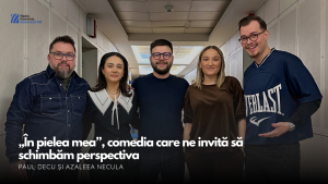 VIDEO| „În pielea mea”, comedia care ne invită să schimbăm perspectiva. Paul Decu și Azaleea Necula la București FM