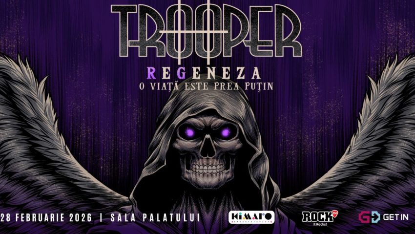 TROOPER revine la Sala Palatului pe 28 februarie 2026: „Regeneza”, un concert-eveniment cu energie pură