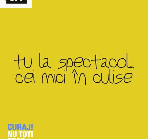 La Masca, părinții vin la teatru iar copiii, la joacă