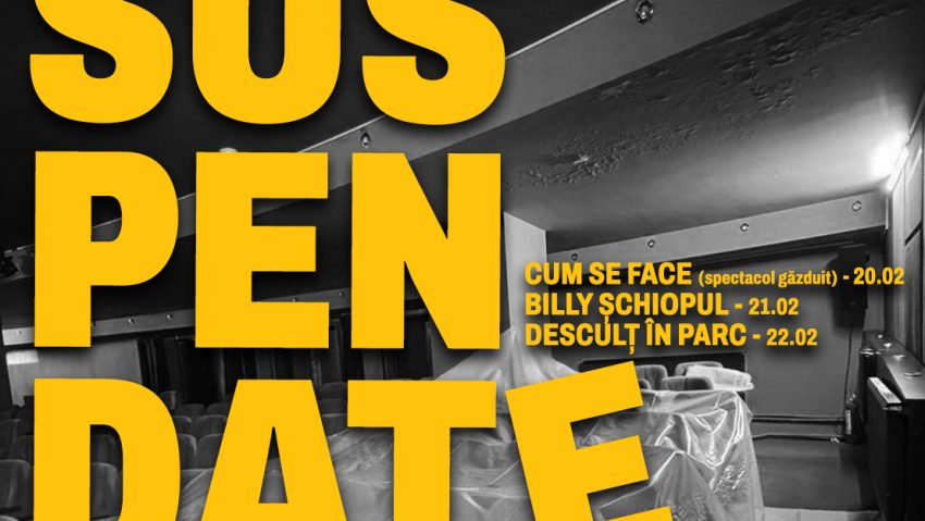 Spectacole suspendate la Teatrul de Comedie!