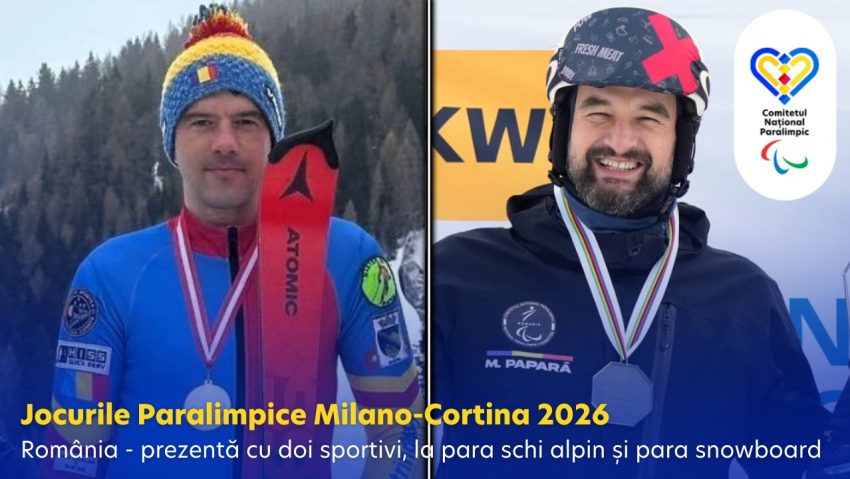 România, reprezentată de doi sportivi la Jocurile Paralimpice de Iarnă Milano-Cortina 2026